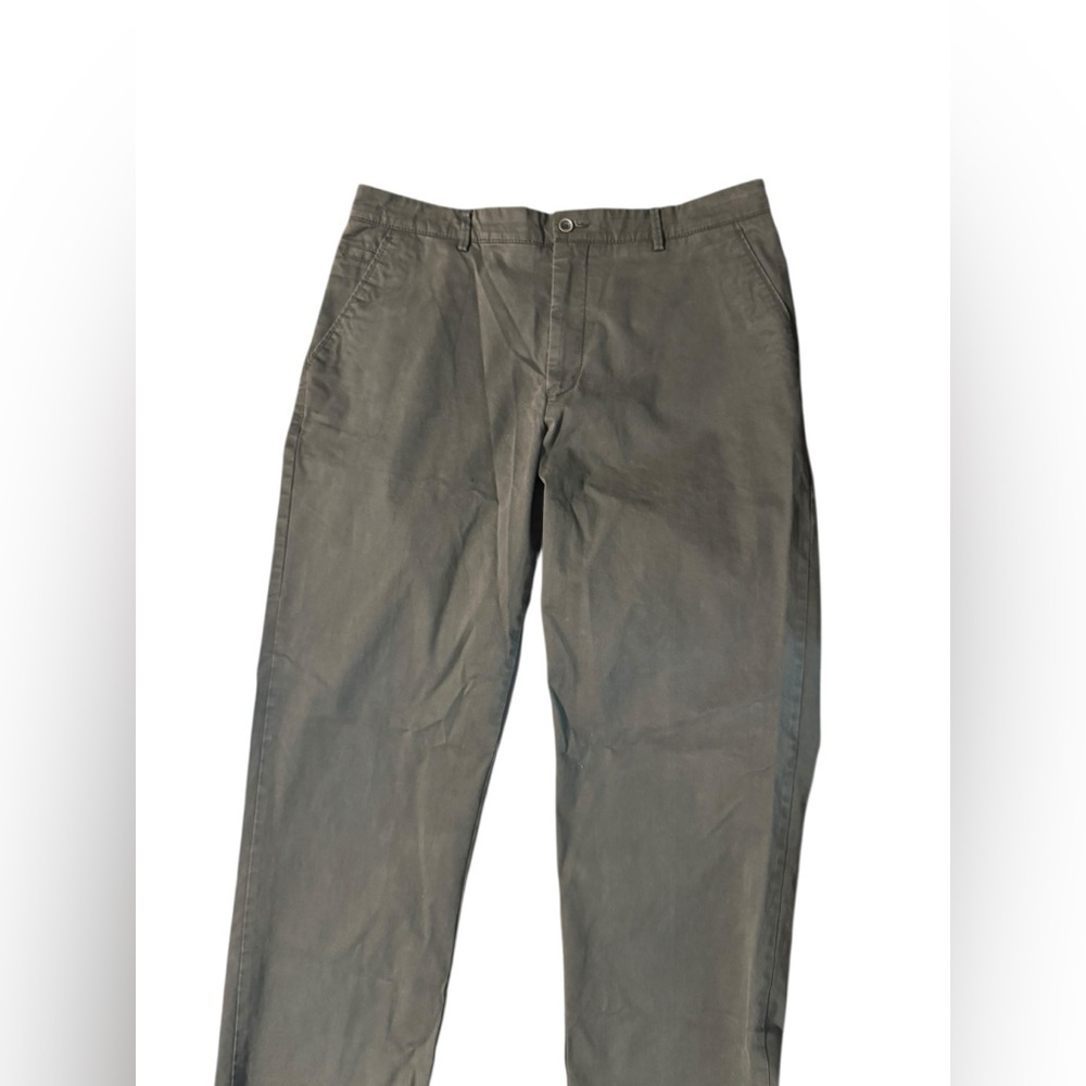 BALLIN Olive Green Khaki Pants Men's 38 X 28 Straight Career Business Casual - Picture 3 of 8